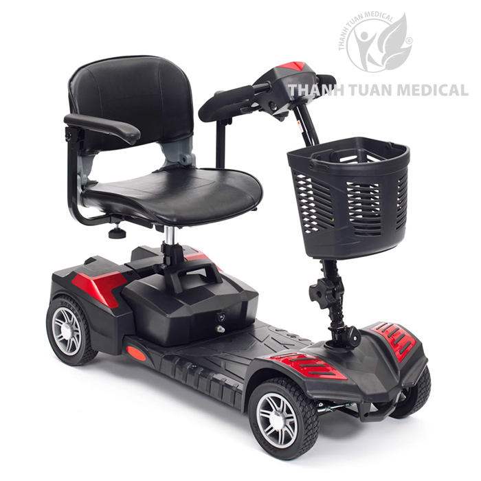 NEW 2026 Xe điện 4 bánh Runner EuroCare đi 12km/lần sạc dành cho người già, người sau chấn thương