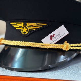 [HÀNG CÓ SẴN] [SHIP HỎA TỐC] Mũ nón cơ trưởng phi công pilot HK cao cấp