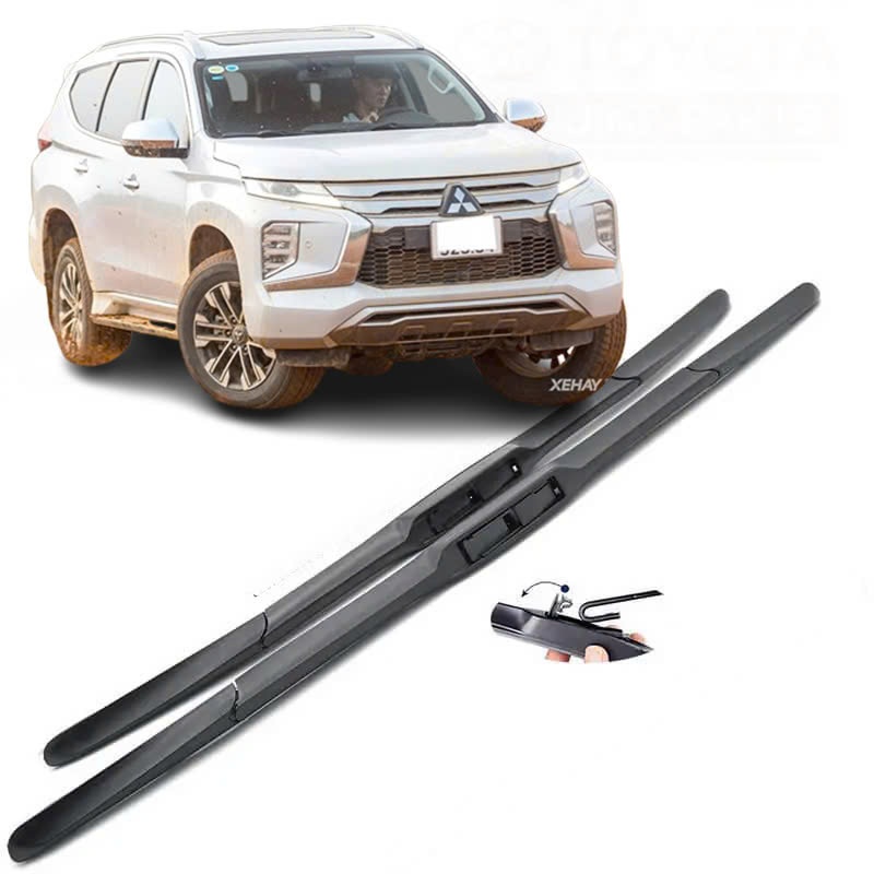 Bộ 2 Chổi Gạt Mưa Trước Dùng Cho xe Mitsusbishi Pajero Sport đời 2021 2022 2023 2024 2025