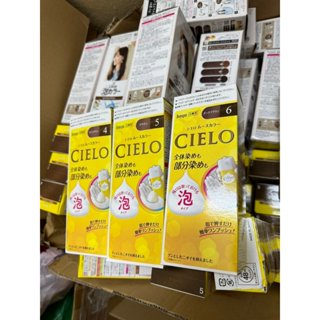  Nhuộm tóc dạng bọt Hoyu Cielo Vàng Tạo Bọt Nội Địa Nhật 