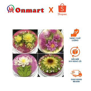 Bộ dụng cụ làm thạch rau câu 3d 10 món tạo hình nghệ thuật cho bánh rau câu