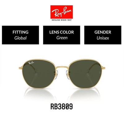 Mắt kính RAY-BAN - RB3809 001/31 Size 53 - Kính mát