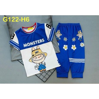 MÃ G122 SZ 20-42KG BỘ TAY NGẮN QUẦN DÀI BÉ TRAI THUN LẠNH 3D