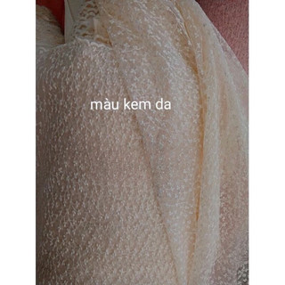 Vải ren lưới thêu chất đẹp .
