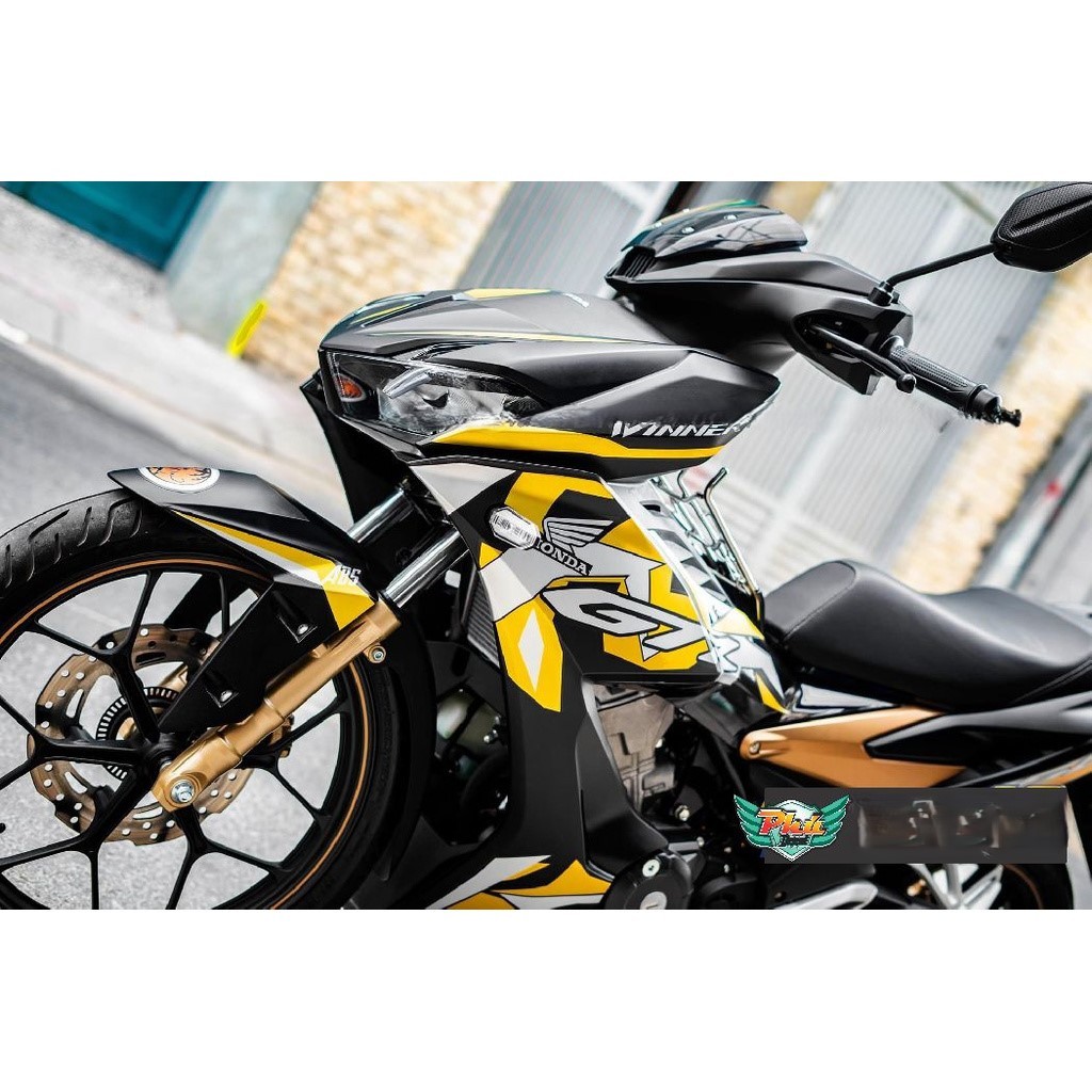 Tem Rời Winner X Đen nhám GTR (J)
