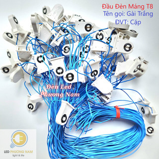 [COMBO 2 Cặp ]  Đầu Đèn Máng Led T8