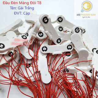 [COMBO 2 Cặp ]  Đầu Đèn Máng Led T8