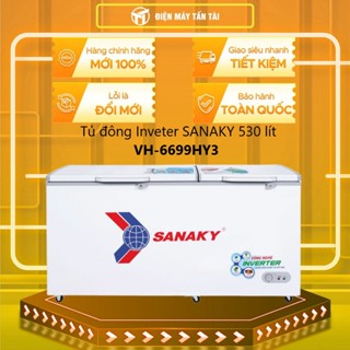 [TẤN TÀI LĐ 0Đ] VH-6699HY3 - Tủ Đông Inveter Sanaky 530L 6699HY3 - 1 NGĂN 2 CÁNH - MIỄN PHÍ GIAO HCM