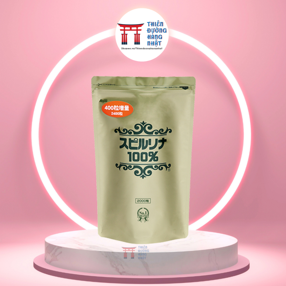  Tảo Xoắn Spirulina dạng túi 2400 viên Nhật Bản 