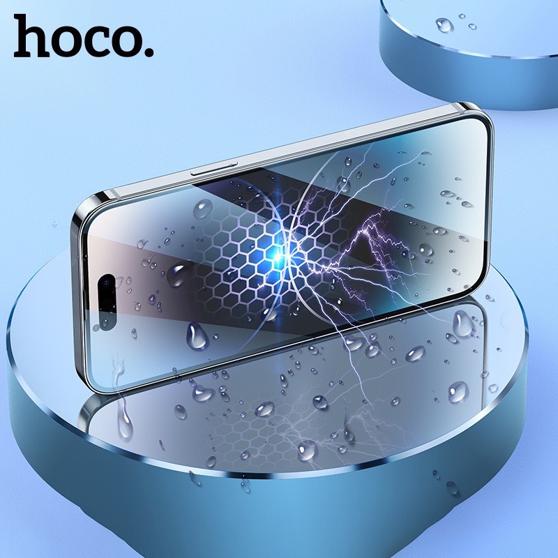 Kính cường lực IP Hoco [Có kính ip17] độ nhạy cao , chống trầy , bám vân tay cho X Tới 15 pro/ pro max | BigBuy360 - bigbuy360.vn