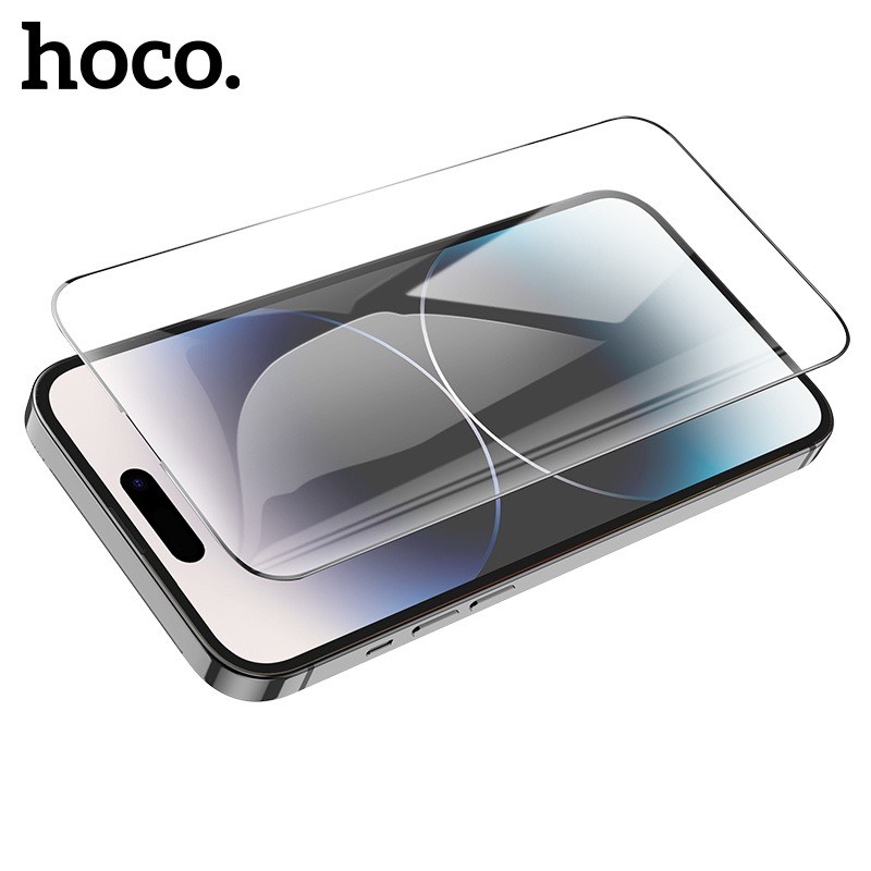 Kính cường lực IP Hoco [Có kính ip17] độ nhạy cao , chống trầy , bám vân tay cho X Tới 15 pro/ pro max | BigBuy360 - bigbuy360.vn
