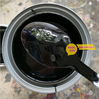 Sơn ô tô màu đen 1k super Auto paint 1Kg đóng lon nhà máy