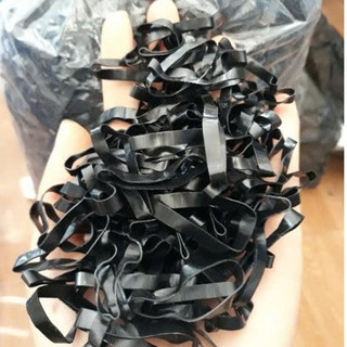 Chun Buộc Tóc Màu Đen Gói 100g , Nịt Buộc Tóc Bản Dày Chắc Chắn Một Bịch Màu Đen [Hàng Loại 1]