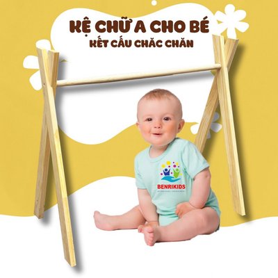 Kệ Chữ A Cho Bé Benrikids - Đồ Chơi Vận Động Cho Trẻ Sơ Sinh Kết Hợp Lục Lạc, Xúc Xắc Giúp Phát Triển Toàn Diện