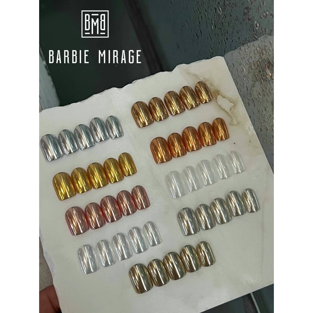 Tráng gương siêu sáng Barbie Mirage, tráng gương barbie mirage đủ màu, tráng gương cao cấp