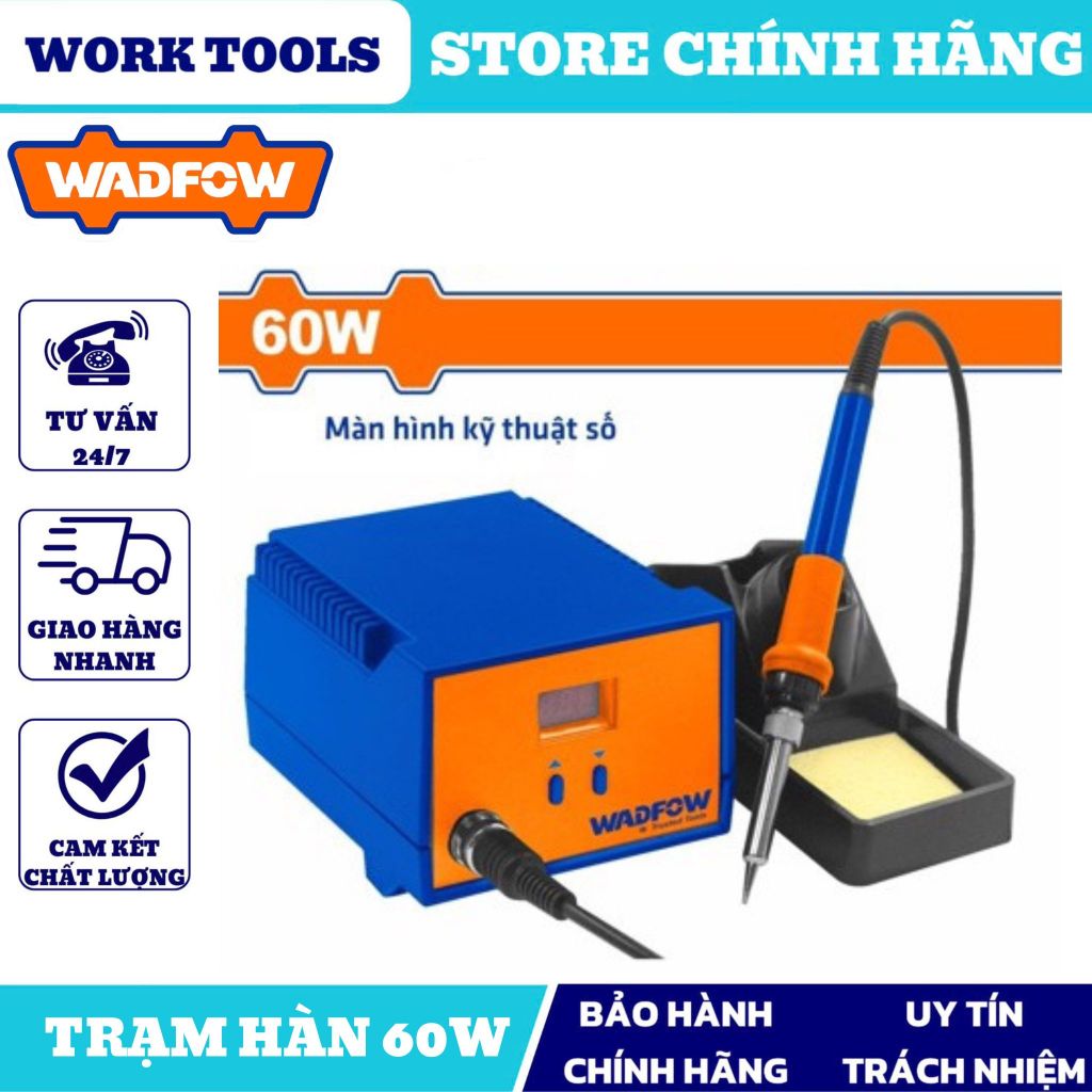 Trạm hàn 60W Wadfow WEL8506 - Có màn hình hiển thị LED kỹ thuật số