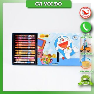 Bút Sáp Màu Thiên Long Doremon CR-C06/DO ( 24 Màu / 16 màu / 12 màu / 10 màu )