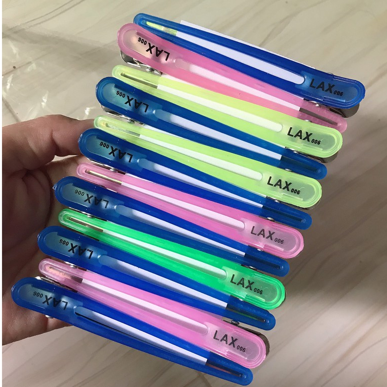 Set kẹp mỏ vịt Lax 12 cây