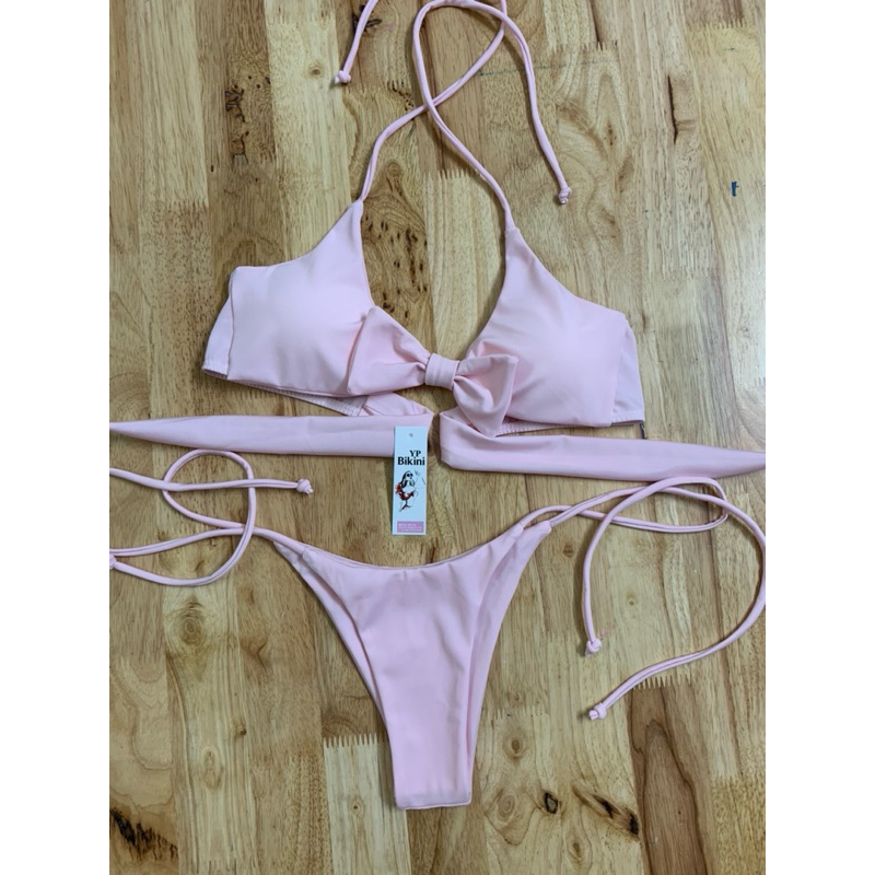 Bikini áo tắm hai mảnh Hồng phấn siêu tôn da quần lọt nhỏ xinh ( sẵn hàng hcm ) | BigBuy360 - bigbuy360.vn