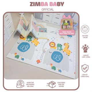 Thảm Xốp XPE Và Thảm Cuộn Cho Bé Tập Bò Nằm Chơi Chính Hãng Umoo Các Kích Thước Zimbababy