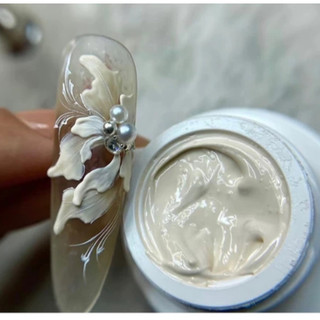  Gel thạch cao mịn lỳ chuyên Vẽ Nặn đắp cánh hoa b ướm gel nổi 3D  không phải gel khô nặn hoa-mn xem chất gel ở video  