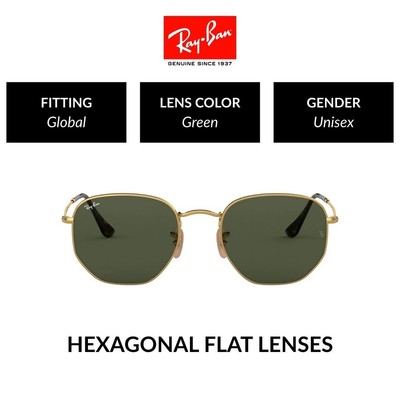 Mắt Kính RAY-BAN HEXAGONAL - RB3548N  001  - Kính mát