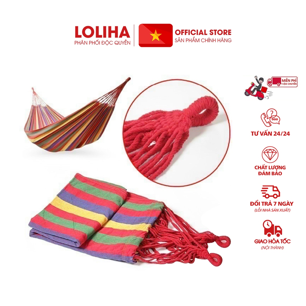 🛑FREESHIP🛑 Combo 5 Võng du lịch 7 màu gấp gọn tiện lợi