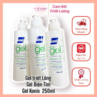 Gel triệt lông konix 250 ml - Gel lạnh triệt lông - gel điện tim - gel siêu âm