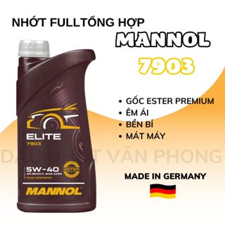 Nhớt Mannol Elite 7903 5W40 - made in EU, fully synthetic, ester