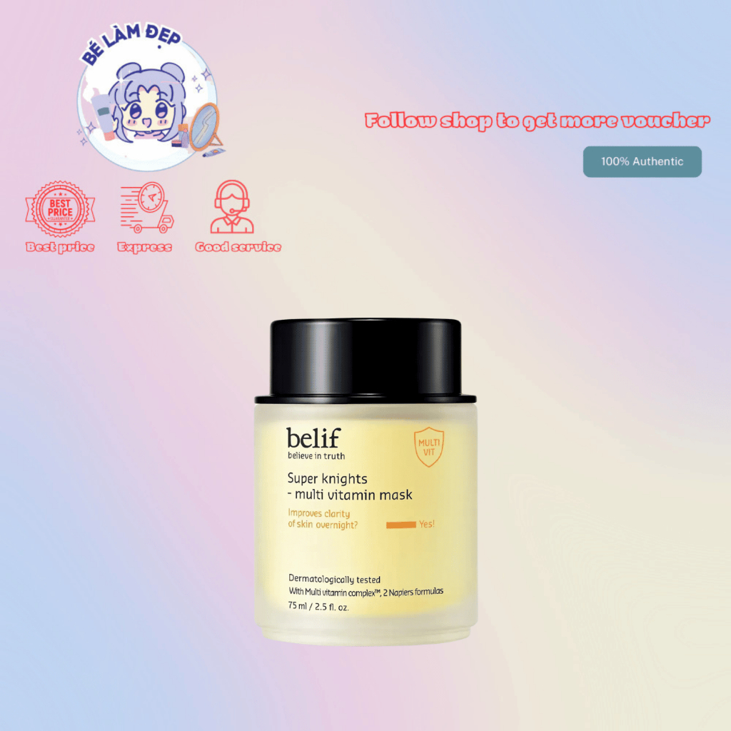 Belif- Mặt nạ ngủ dưỡng sáng da Belif Super Knight Multi Vitamin Mask - 75ml