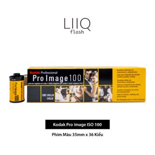  Phim Kodak Pro Image ISO 100 Màu Color 135 35mm x 36 Kiểu Out Date Nhẹ Cho Máy Chụp Ảnh Film - LIIQ Flash 
