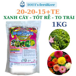  Phân Npk kích thích ra hoa cực mạnh cho cây kiểng  npk 1kg,6-32,10-55-10  TOTT's fertilizer 