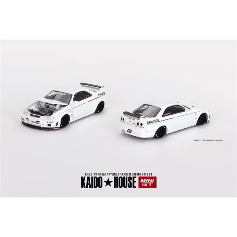 mohinhxeps-1/64_ MiniGT x Kaido House Nissan Skyline GT-R(R33) Greddy GR33 V1 KHMG113
