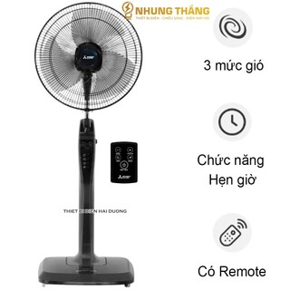 Quạt cây mitsubishi lv16-rb cy-gy - có điều khiển từ xa -3 chế độ gió - công suất 47w - bảo hành 12 tháng