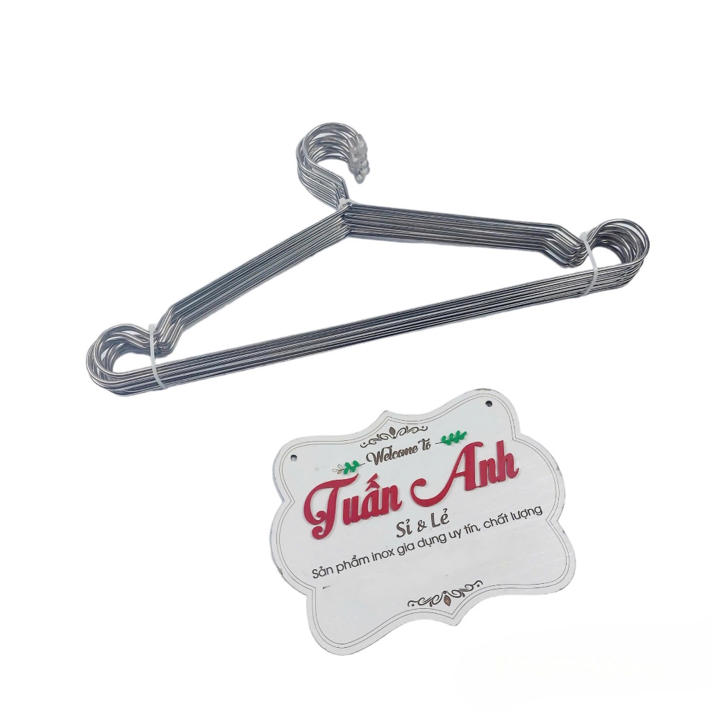 MÓC ÁO INOX 10 MÓC