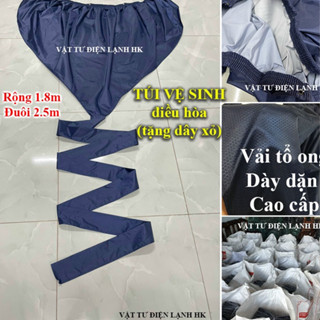 Túi vệ sinh hứng nước máy lạnh, điều hoà (tặng dây luồn) áo trùm bạt bảo dưỡng điều hòa Bền