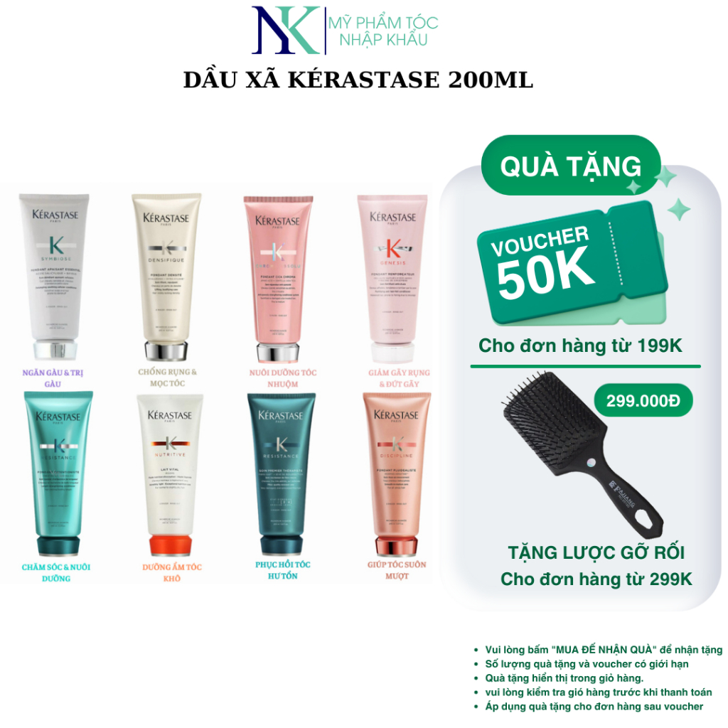 Dầu xả Kerastase chăm sóc tóc tại nhà 200ml