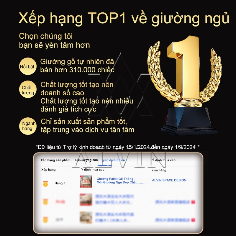 Giường Pallet Gỗ Thông Mới Giường Ngủ Đẹp Chất Lượng gỗ thật 100% 3.5/4/5/6 feet Giường có ngăn kéo | BigBuy360 - bigbuy360.vn