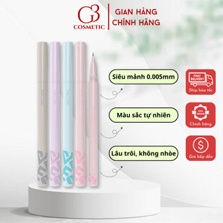  Bút kẻ mắt siêu mảnh VEECCI 0.005mm kẻ mi dưới không lem không thấm nước lâu trôi G3COSMETICS 