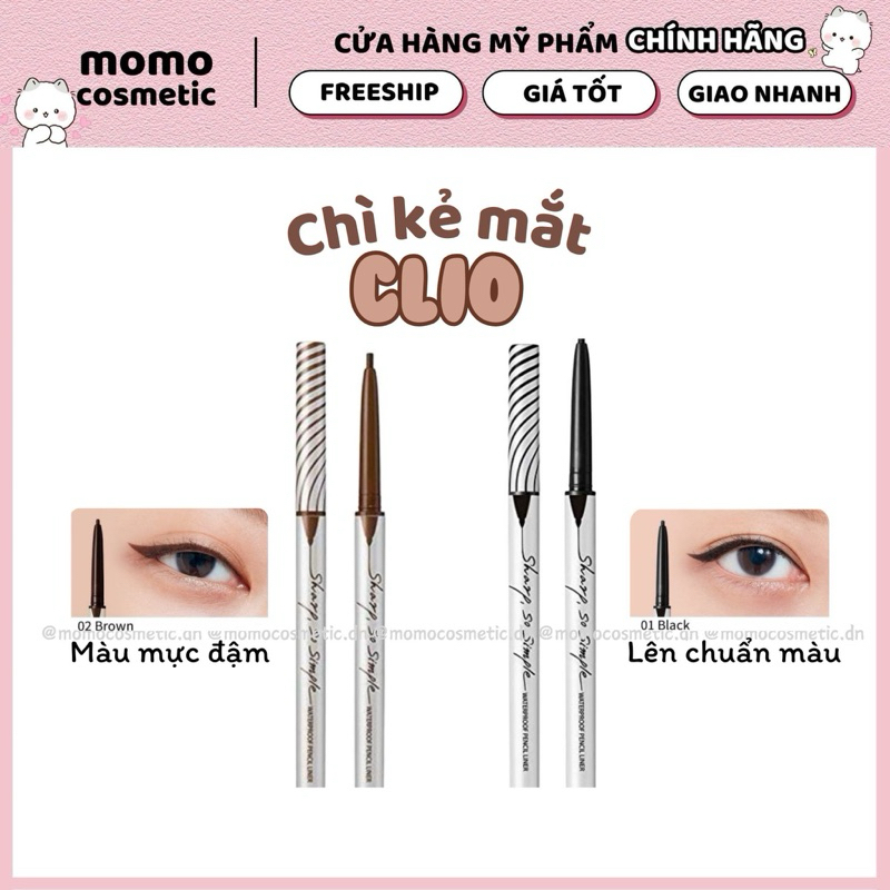 Chì kẻ mắt sáp CLIO Sharp Pencil Liner
