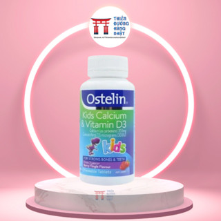 Canxi Khủng long Viên Ostelin Kids Calcium & Vitamin D3 của Úc cho bé 90 viên