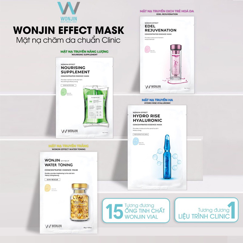 Mặt Nạ Wonjin Concentrated Ampoule Mask/ Ampoule Edition/ Wonjin Effect