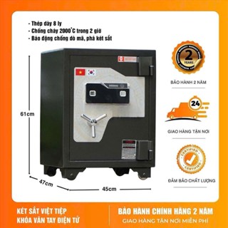 Két Sắt Việt Tiệp Siêu Cường KVTSC45VT Khoá Vân Tay Chính Hãng Cao Cấp Thông Minh Chống Cháy An Toàn Hiện Đại