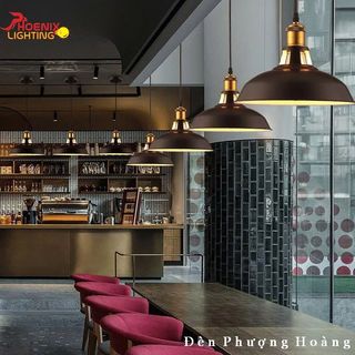 Đèn thả đui đồng trang trí (Chưa gồm bóng)