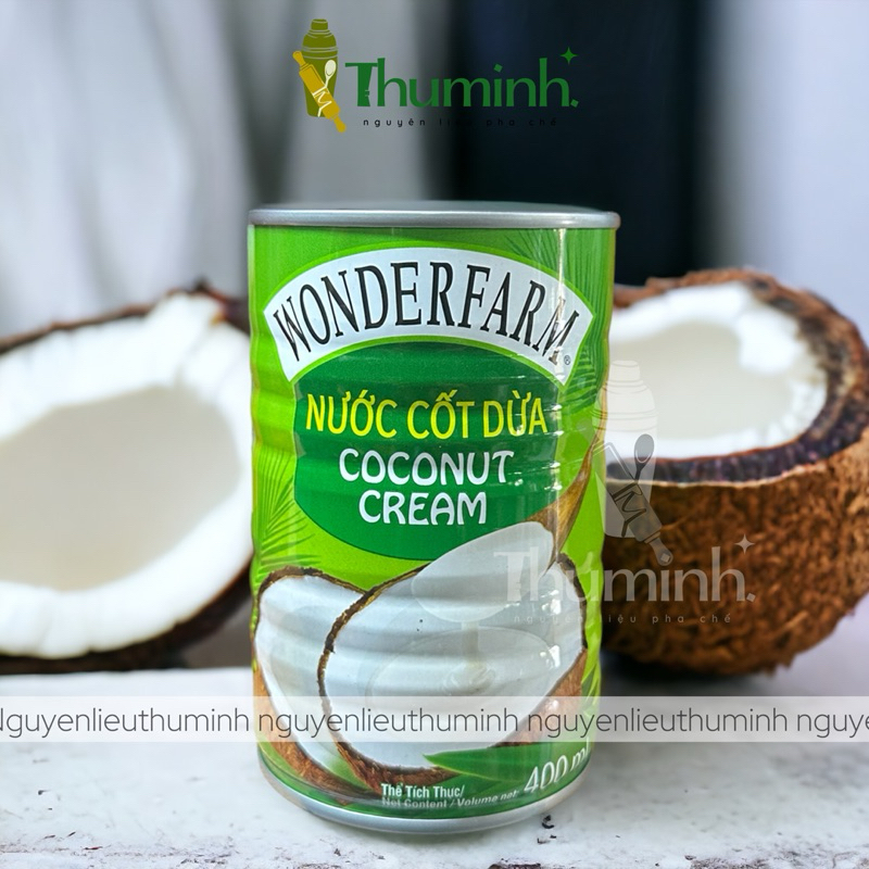 Nước Cốt Dừa WonderFarm Lon 400ml