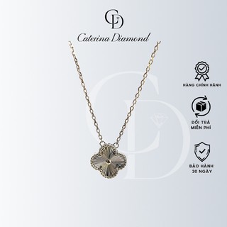 Dây chuyền nữ Caterina Diamond Vintage Lucky Four Leaf Necklace Silver 6404SV
