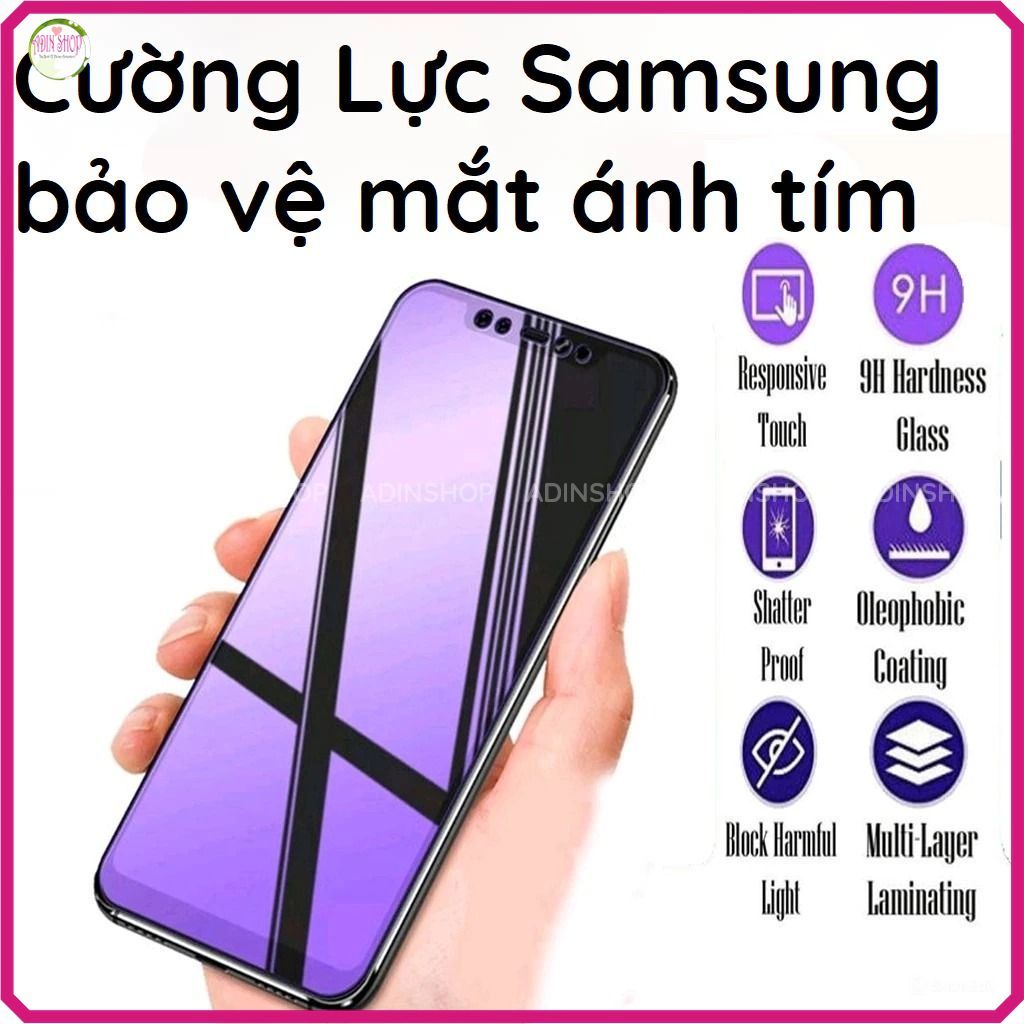 Cường Lực Samsung bảo vệ mắt ánh tím Samsung J5 2015/J5 2016/J5 Prime/J5 Pro/J6 2018/J6 Plus/J6 Prim