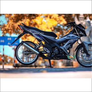 Tem rời xe Sonic xám bạc đen (A)
