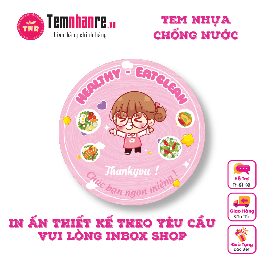 Temnhanre.vn - In Tem Nhãn Decal Nhựa - Thiết Kế & Cắt Theo Yêu Cầu