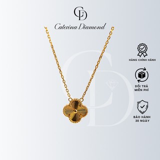 Dây chuyền nữ Caterina Diamond Vintage Lucky Four Leaf Necklace Gold 6404GG